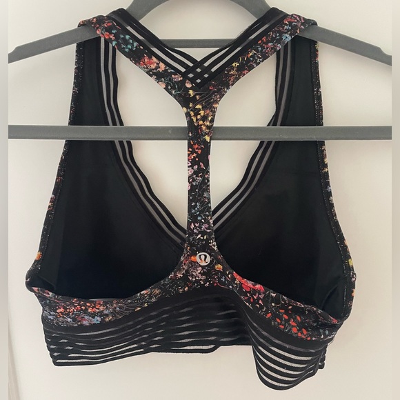 Find Focus Bra Flowerescent Multi / Black Floral Mesh Luxtreme - Picture 4 of 5